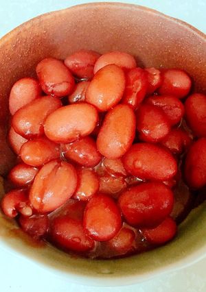 水羊羹リメイク♪金時豆の甘煮。圧力鍋なし-レシピのメイン写真