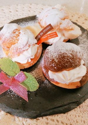 ヘルシーお豆腐シュークリーム-レシピのメイン写真