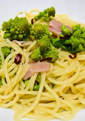 ロマネスコのペペロンチーノ!!-レシピのメイン写真