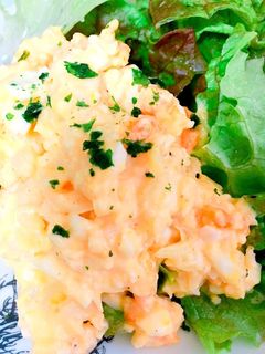 カリフラワーと茹で卵のサラダ-レシピのメイン写真