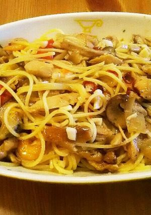簡単海鮮オイルパスタ-レシピのメイン写真