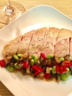 鶏むね肉の夏野菜ソース-レシピのメイン写真