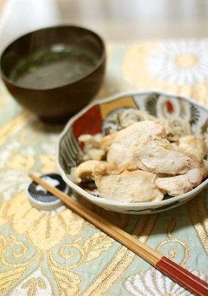 きのこもたっぷり~下味をつけた中華蒸し鶏-レシピのメイン写真