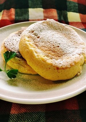ふわふわスフレパンケーキ-レシピのメイン写真