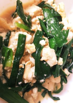 ﾆﾗと豆腐と卵の中華炒め★-レシピのメイン写真