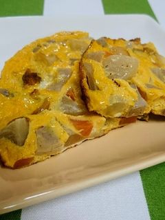残った煮物救済!!アレンジ簡単オムレツ☆-レシピのメイン写真