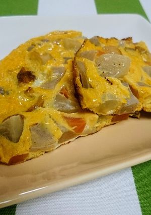 残った煮物救済！！アレンジ簡単オムレツ☆-レシピのメイン写真