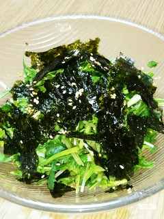 もりもり食べれるパクチーと水菜のナムル❣-レシピのメイン写真