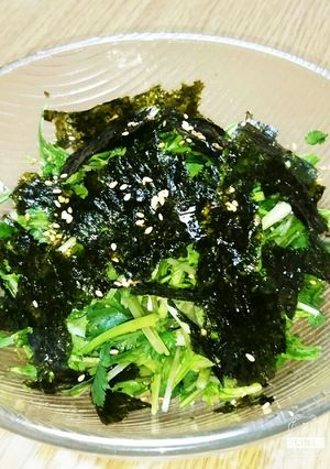 もりもり食べれるパクチーと水菜のナムル❣-レシピのメイン写真