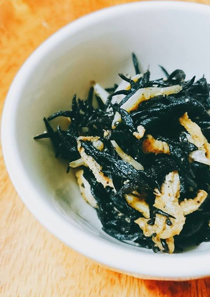 ひじきとじゃこと油揚げの味噌炒め-レシピのメイン写真