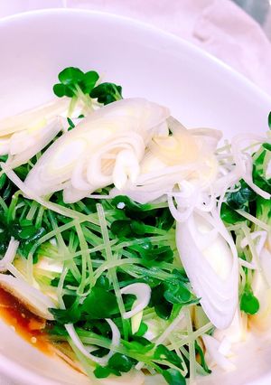 貝割れ大根の豆腐サラダ-レシピのメイン写真