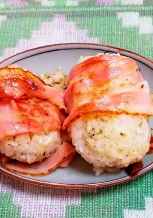 ベーコン巻きおにぎり-レシピのメイン写真