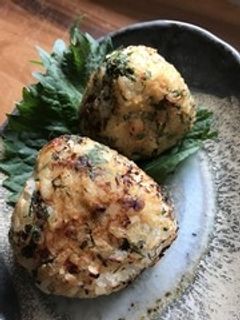 香ばしい♪しらすの焼きおにぎり-レシピのメイン写真