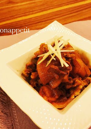 豚肉と大根の甘辛煮-レシピのメイン写真