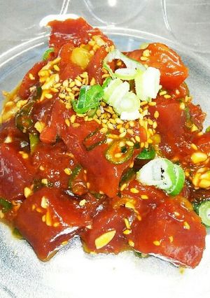 ☆カツオの刺身でユッケ☆☆☆-レシピのメイン写真