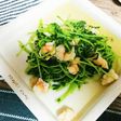 アジアンなエビと豆苗の炒めもの