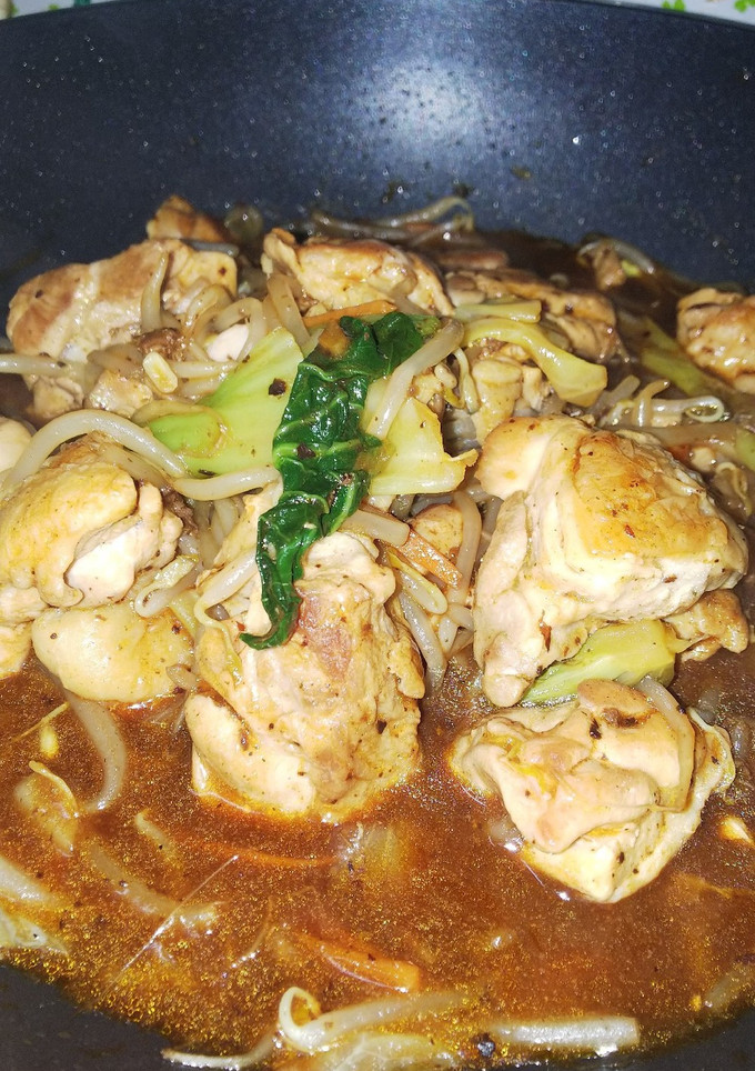 余り野菜と鶏の麻婆炒め-レシピのメイン写真