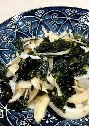 新玉ねぎ＆韓国海苔のサラダ-レシピのメイン写真