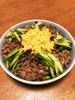 三色丼^_^-レシピのメイン写真