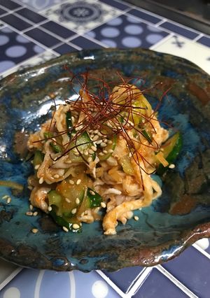 鶏皮の辛味ナムル-レシピのメイン写真