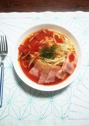 トマトとアゴだしのスープパスタ-レシピのメイン写真