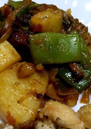 ジャンボインゲンとじゃがいもの炒め物-レシピのメイン写真