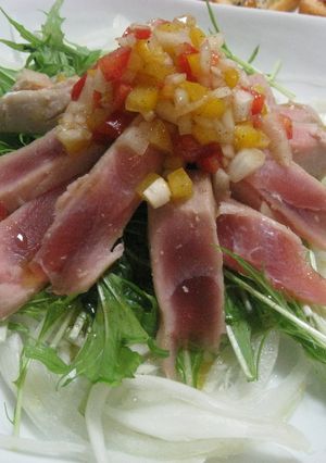 カラフル♪炙りマグロのカルパッチョ-レシピのメイン写真