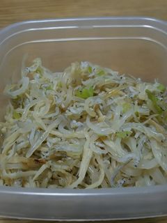 旨すぎ!ちりめん⭐白滝炒め-レシピのメイン写真