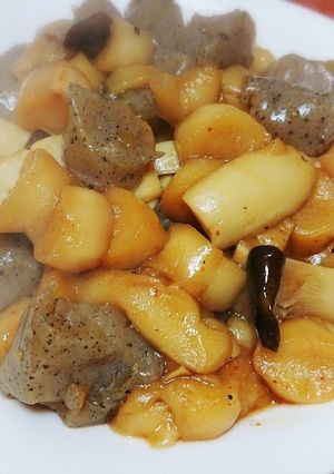 麩とこんにゃくときのこの煮物-レシピのメイン写真