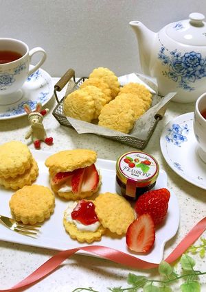 クリームスコーンでクリームティー♡-レシピのメイン写真