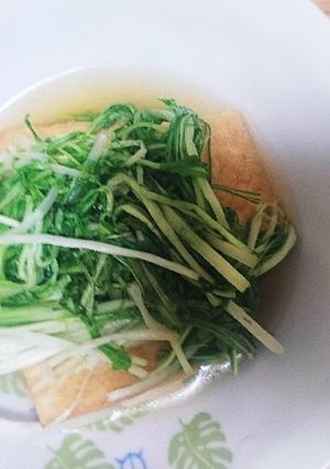 水菜と厚揚げの出汁煮-レシピのメイン写真