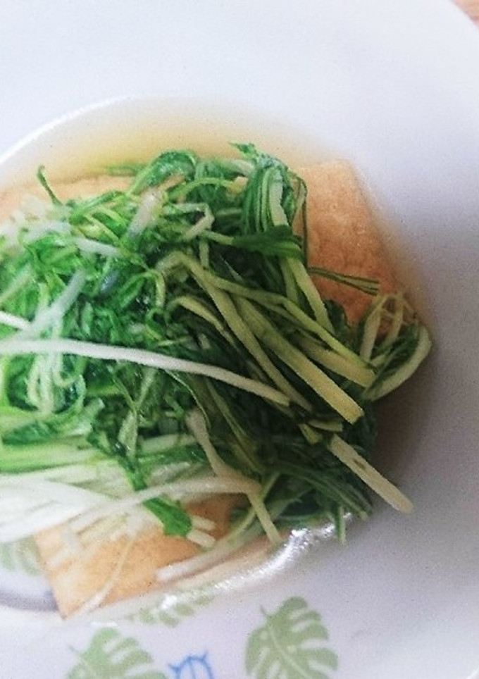 水菜と厚揚げの出汁煮-レシピのメイン写真