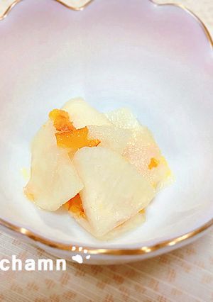 簡単♪ 蕪のマーマレード漬け☆大根でも-レシピのメイン写真