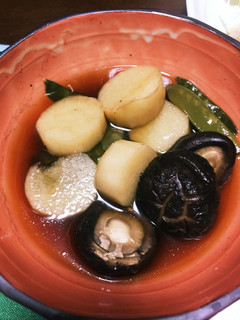 山芋としいたけの煮物-レシピのメイン写真