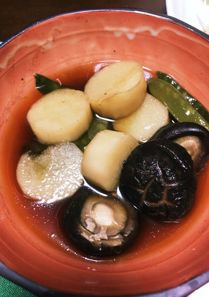山芋としいたけの煮物-レシピのメイン写真