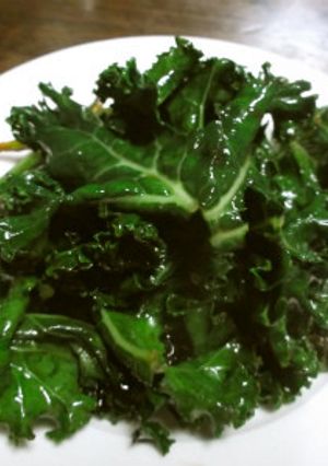 ケールの醤油炒め-レシピのメイン写真