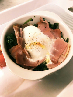 レンジで簡単ほうれんそうとベーコンたまご-レシピのメイン写真