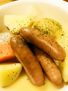 ありあり根菜の塩ゆでポトフ+パスタと煮る-レシピのメイン写真