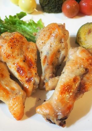 手羽元の旨塩にんにく焼き-レシピのメイン写真