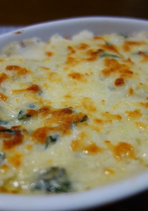 本格 牡蠣とほうれん草のグラタン-レシピのメイン写真