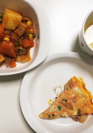 完了期☆スパニッシュオムレツ-レシピのメイン写真