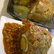 炊飯器で☆巨大卵入りミートローフ♡