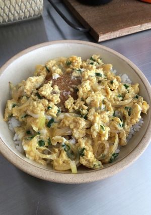 ◆学食人気NO.1＊コロッケ丼◆-レシピのメイン写真