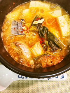 サバ缶の純豆腐風辛スープ-レシピのメイン写真