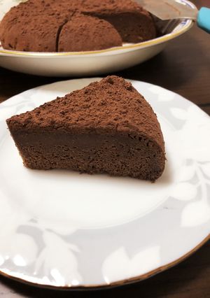 簡単デザート！炊飯器でガトーショコラ風♡-レシピのメイン写真