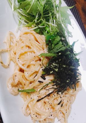 明太子クリームパスタ-レシピのメイン写真