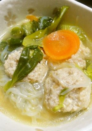 ＊豆腐でふわふわ豚ひき肉だんご鍋＊-レシピのメイン写真