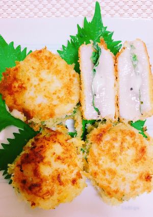 ホタテの青じそチーズフライ-レシピのメイン写真