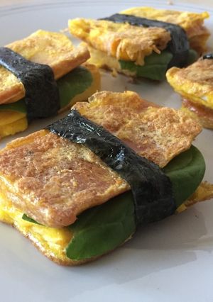 簡単！豆腐とスパムの卵サンド！-レシピのメイン写真