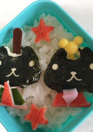 時短！ひなまつり 弁当(ご飯の段のみ)-レシピのメイン写真